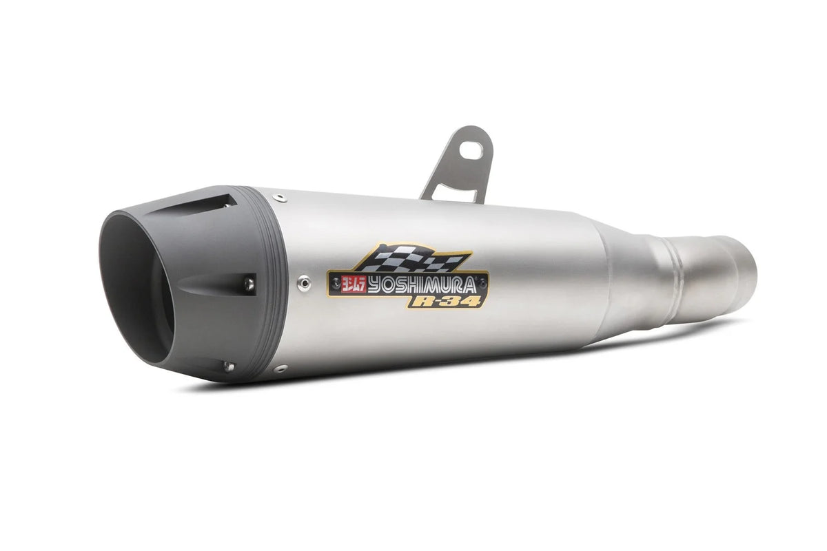 Stainless Slip-On Exhaust with Stainless Muffler O9721