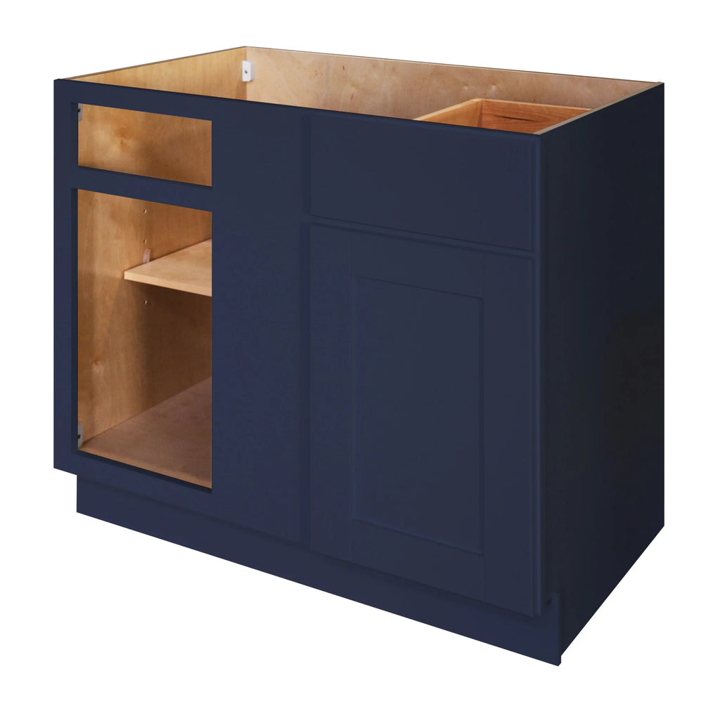 Blue Single Door Blind Corner Cabinet C152
