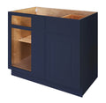 Blue Single Door Blind Corner Cabinet C152