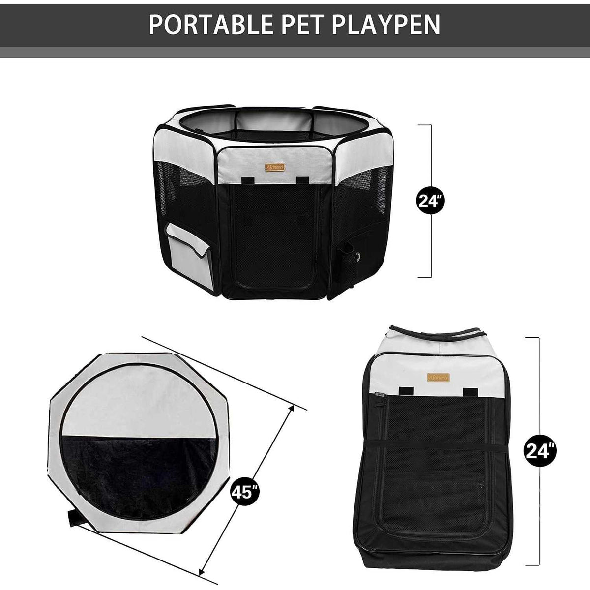 Dog Playpen Portable Pet Play Pen V8040