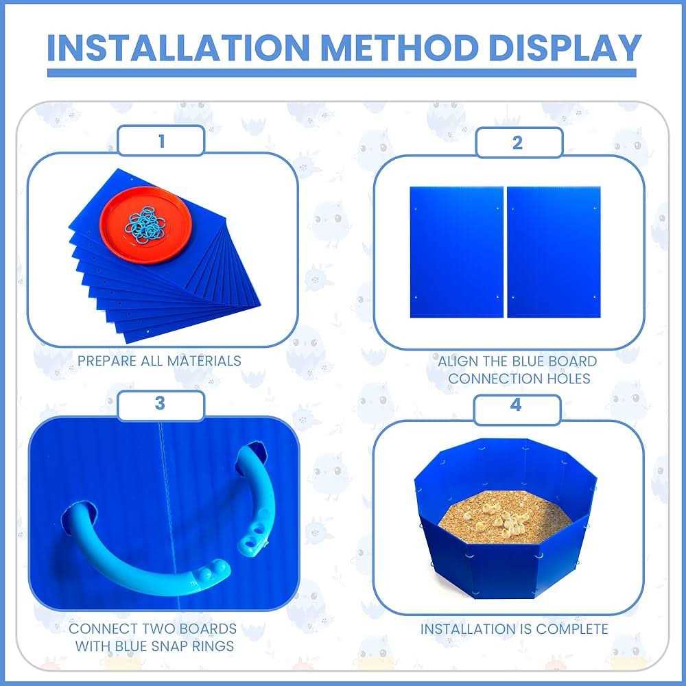 Blue Circular Chicken Brooder Box T550