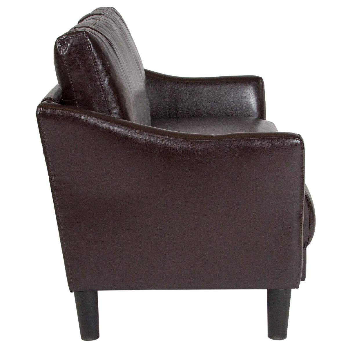 Brown Upholstered Loveseat J2603