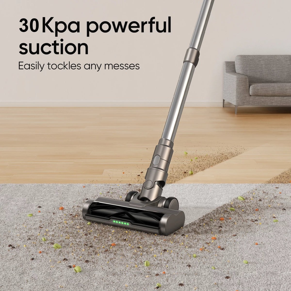 Cordless Lightweight Stick Vacuum Cleaner with 30Kpa Suction V792