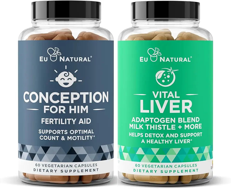 Male Fertility Booster & Prenatal Supplement + 9-in-1 Liver Support Q942075