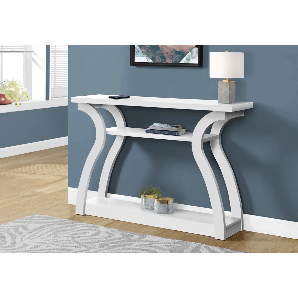Narrow Laminate Accent Table U1446