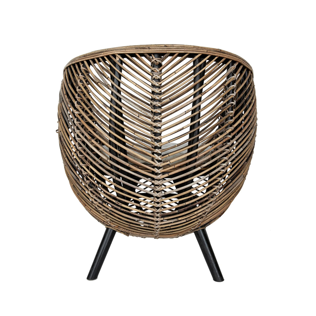 Brown Rattan Accent Chair C147