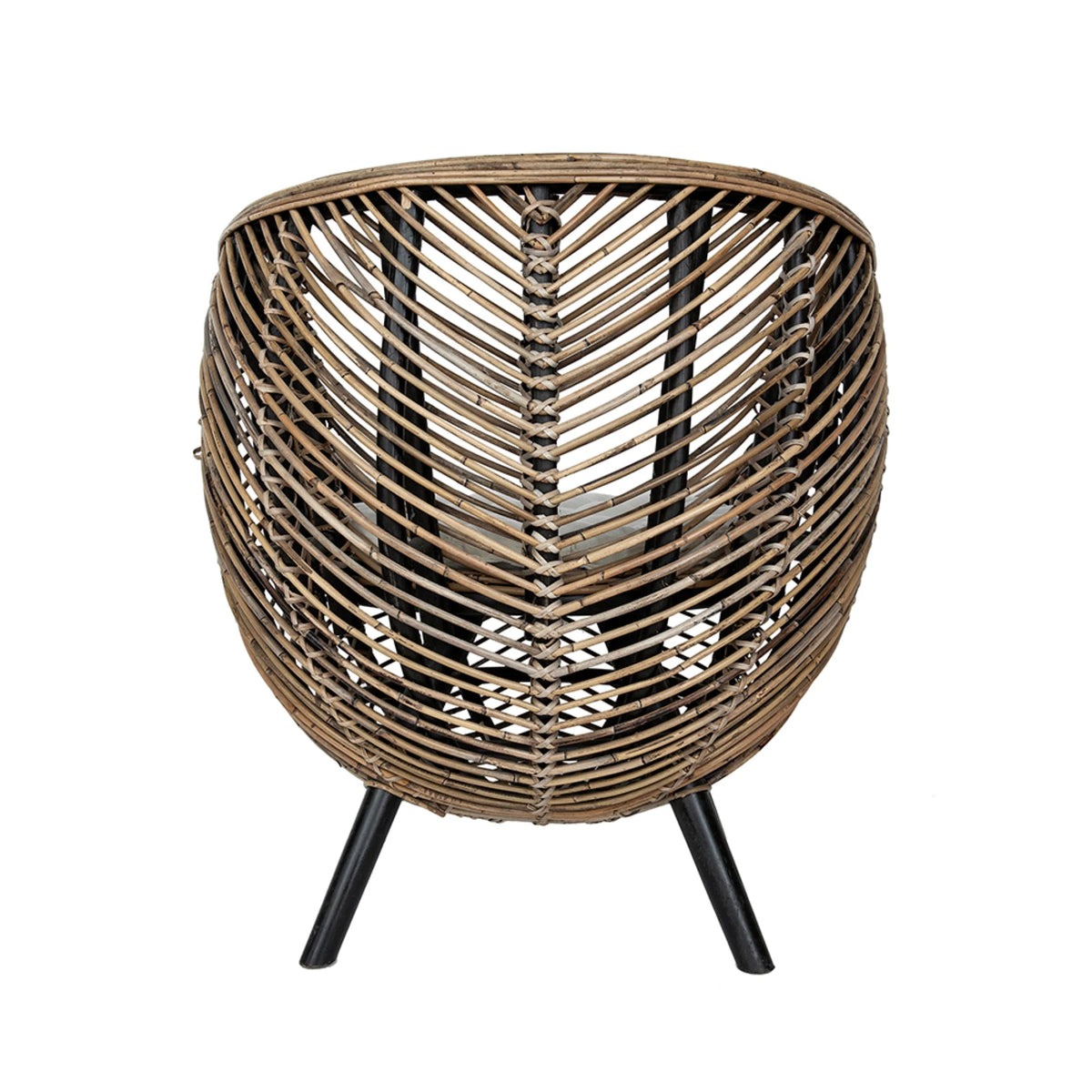 Brown Rattan Accent Chair C147