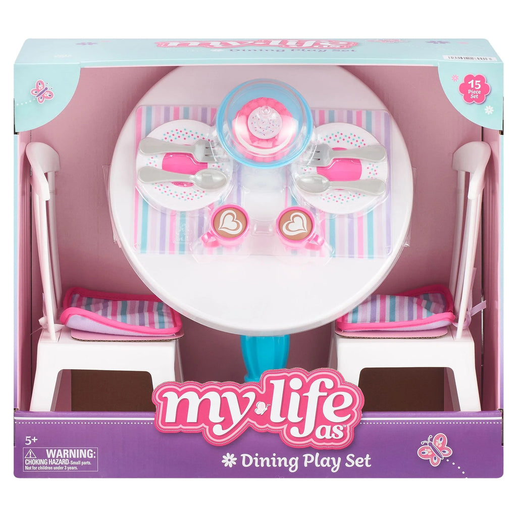 15 Piece Dining Room Play Set for 18 Inch Dolls Y53012