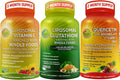 Liposomal Glutathione 500mg Supplement, Liposomal Vitamin C 1500mg Capsules & Quercetin with Bromelain Vitamin C and Zinc H4344