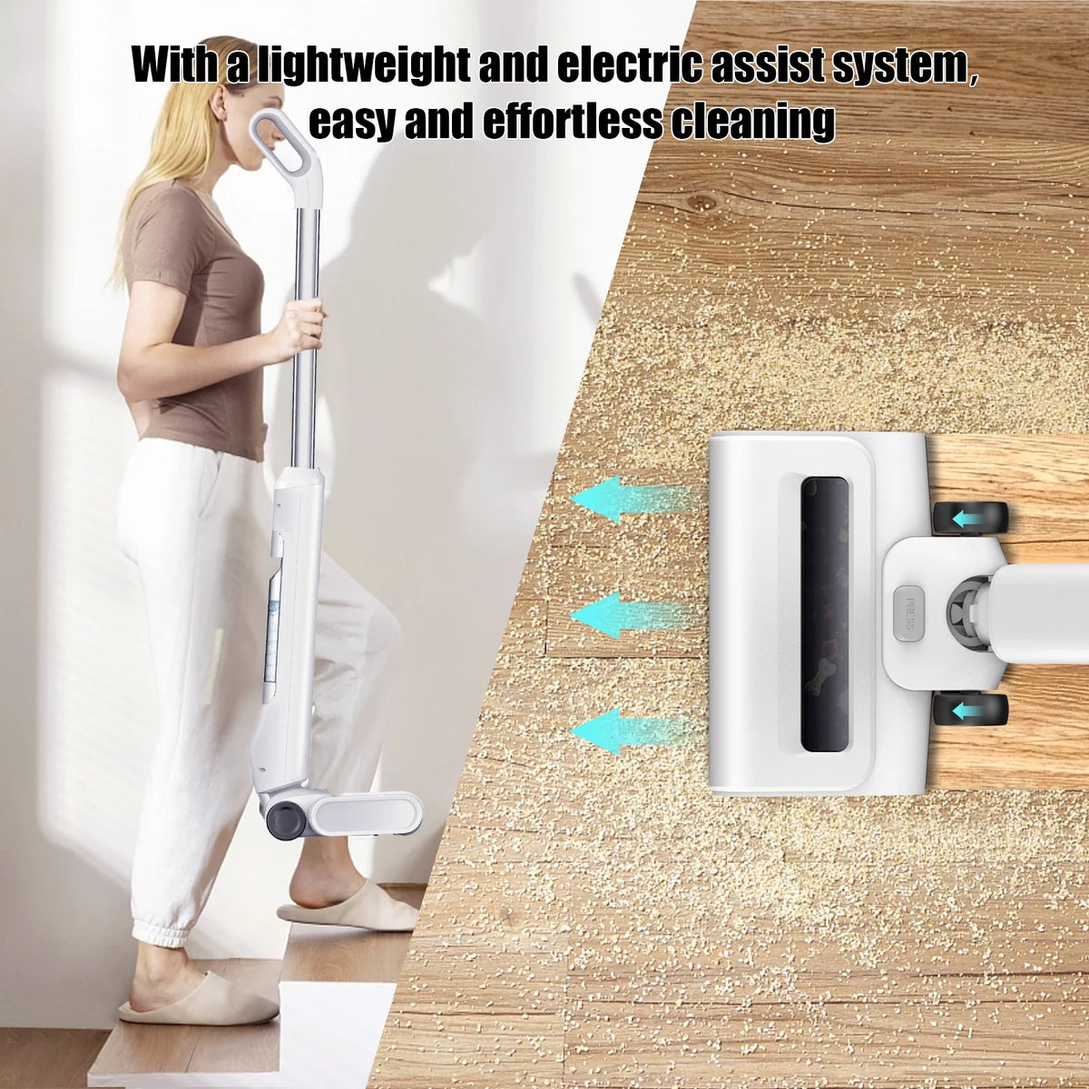 Wet Dry Cordless Vacuum and Mop with Self-Cleaning G39083