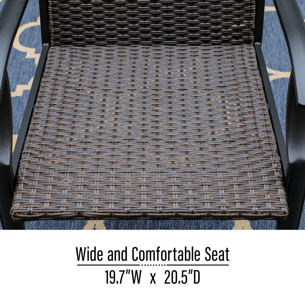 9 Pieces Wicker Rattan Outdoor Patio Dining Set J506243