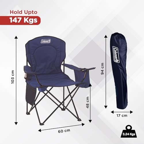 Portable Camping Chair with Cooler and Cup Holder N130