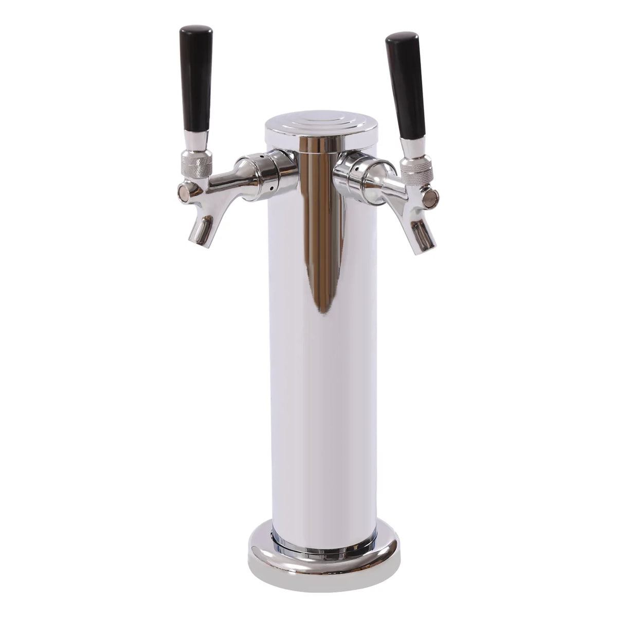 Stainless Steel Double Tap Beer Conversion Kit with Dual Gauge Regulator S865