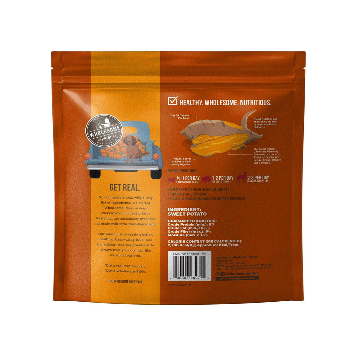 Sweet Potato Fries Dog Treats M6226