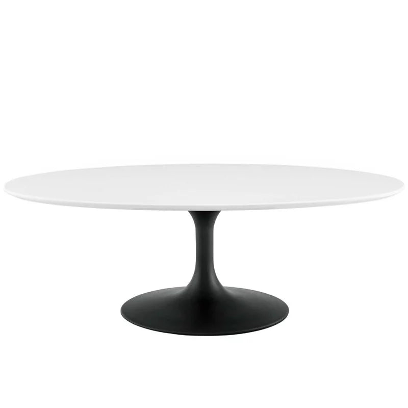 48" Oval Top Metal Coffee Table Q34659
