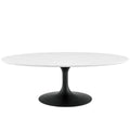 48" Oval Top Metal Coffee Table Q34659