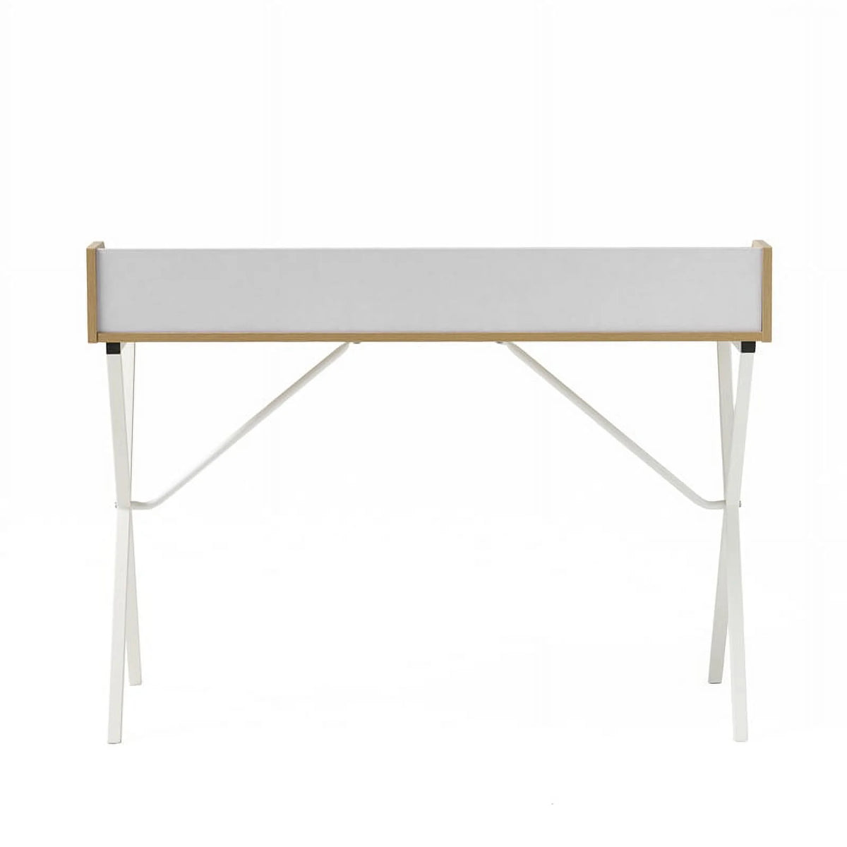 Oak and White Computer Desk I5775