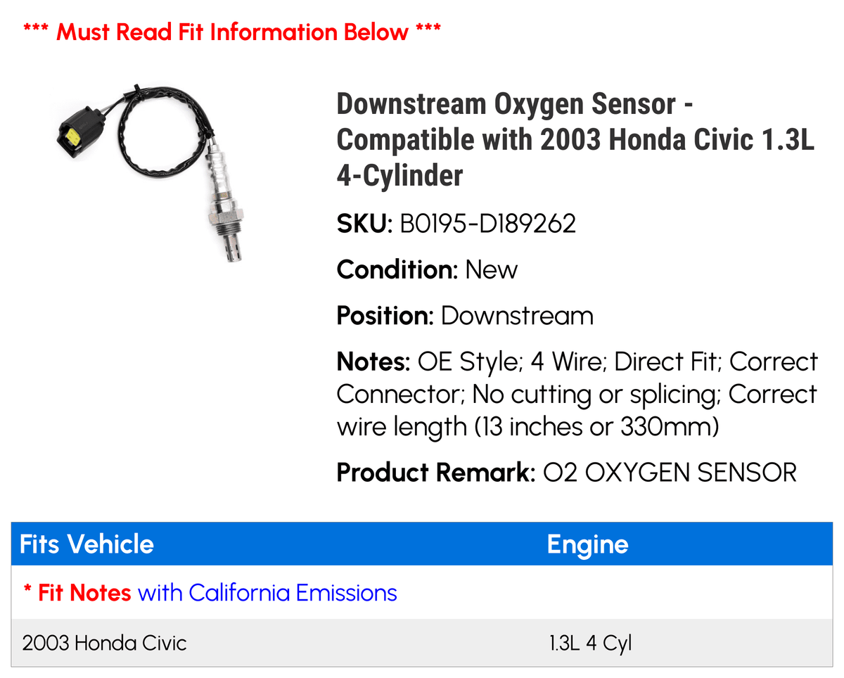 Oxygen Sensor E41495