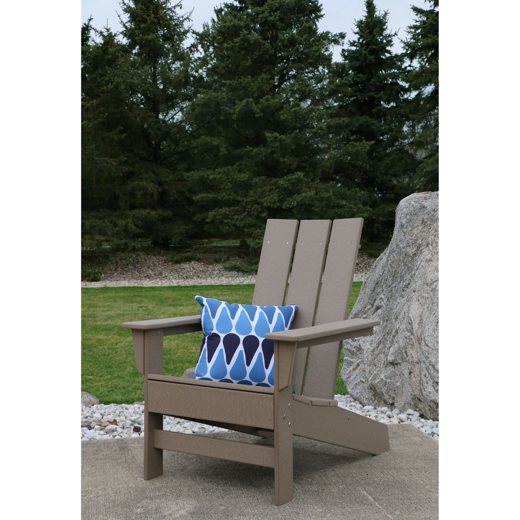 Recycled Plastic Modern Adirondack Chair Y1683