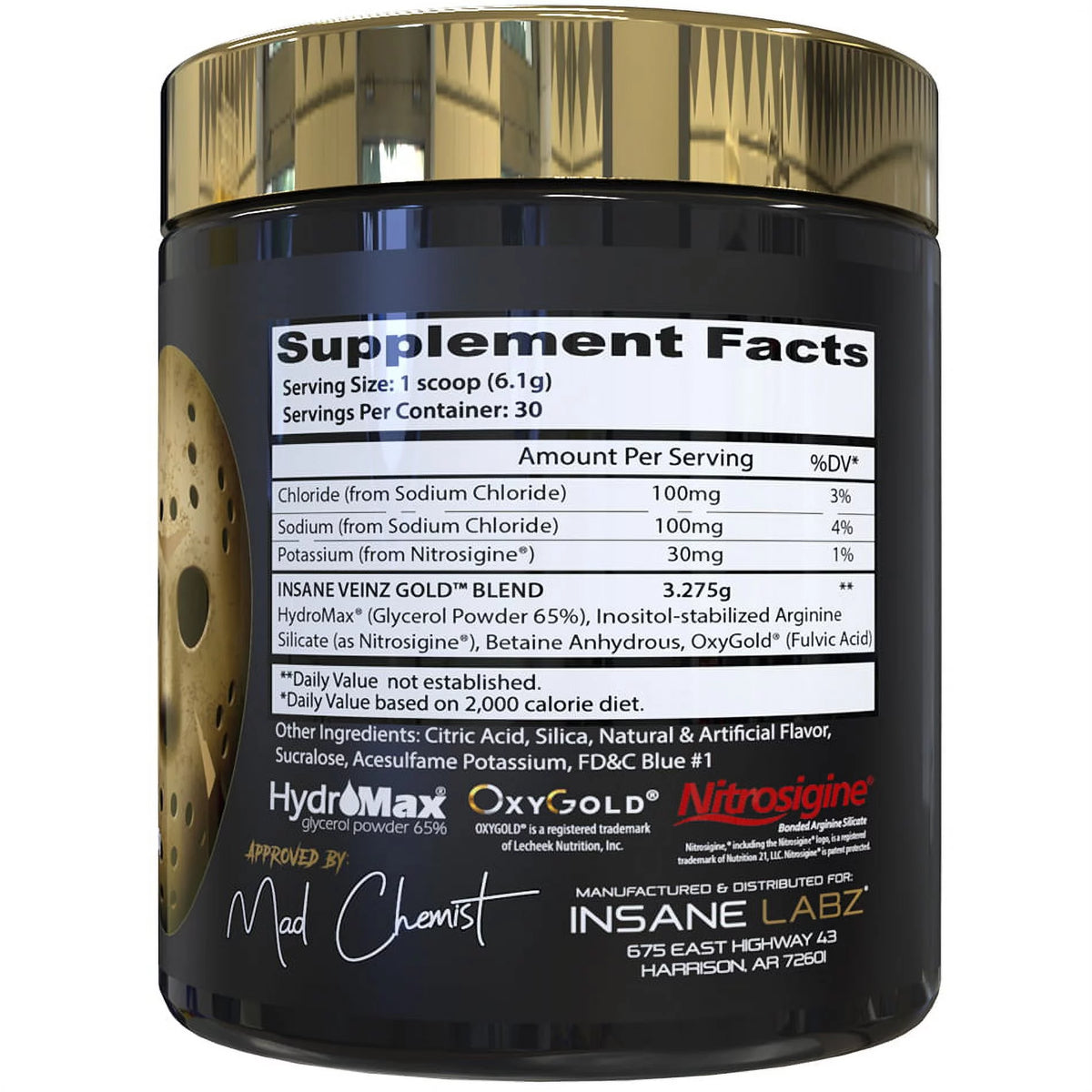Non Stim Nitric Oxide Boosting Pre Workout D491