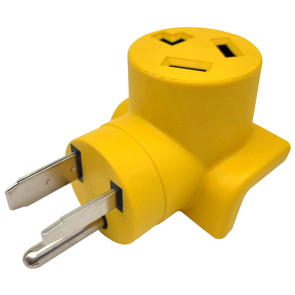 NEMA 6-50P to 10-30R Compact Adapter 30amp 250Volt D297