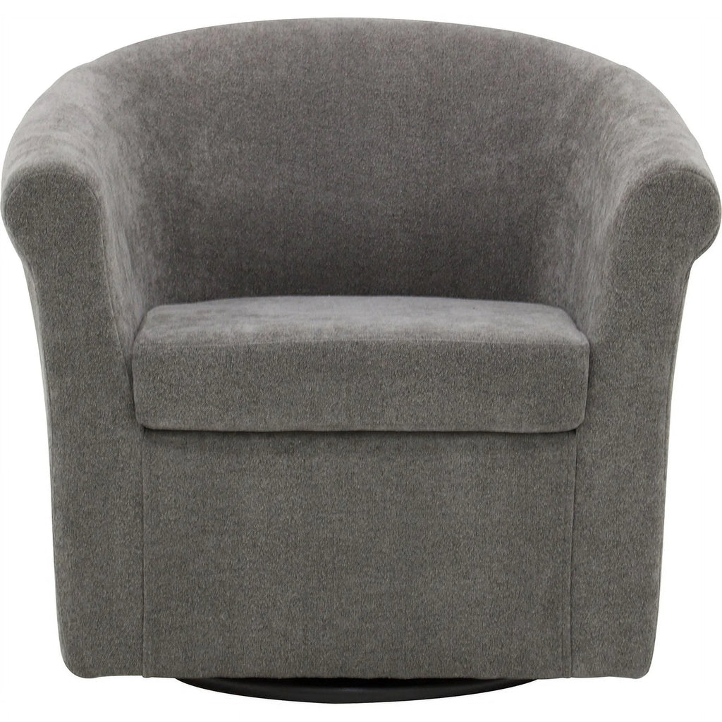 Gray Polyester Fabric Club Chair X1917