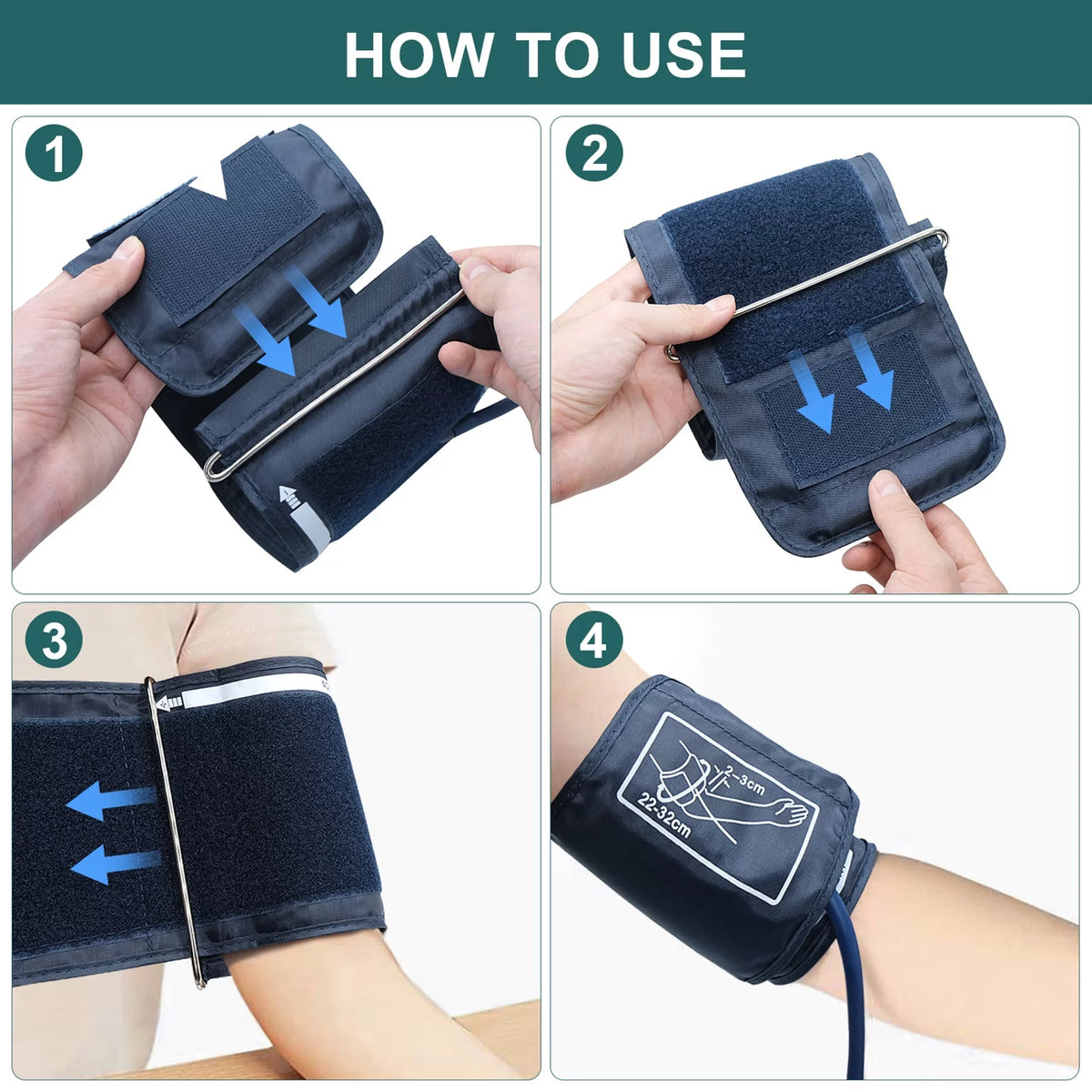 Arm Sphygmomanometer LCD Digital Display J758
