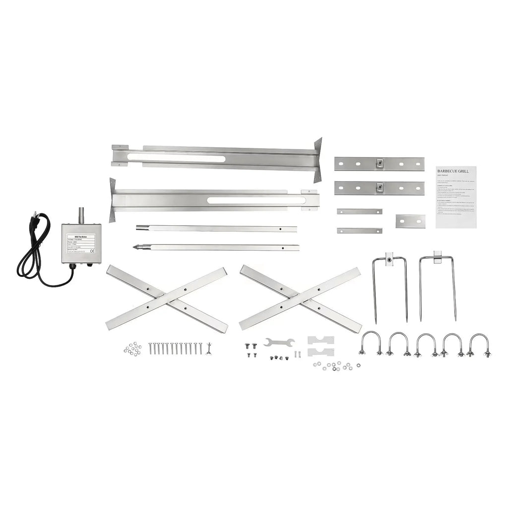 66lbs Large Grill Rotisserie Kit X927