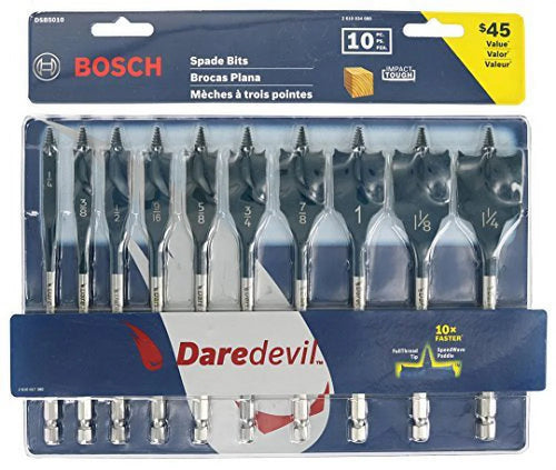 10-Piece Spade Bit Set E2149
