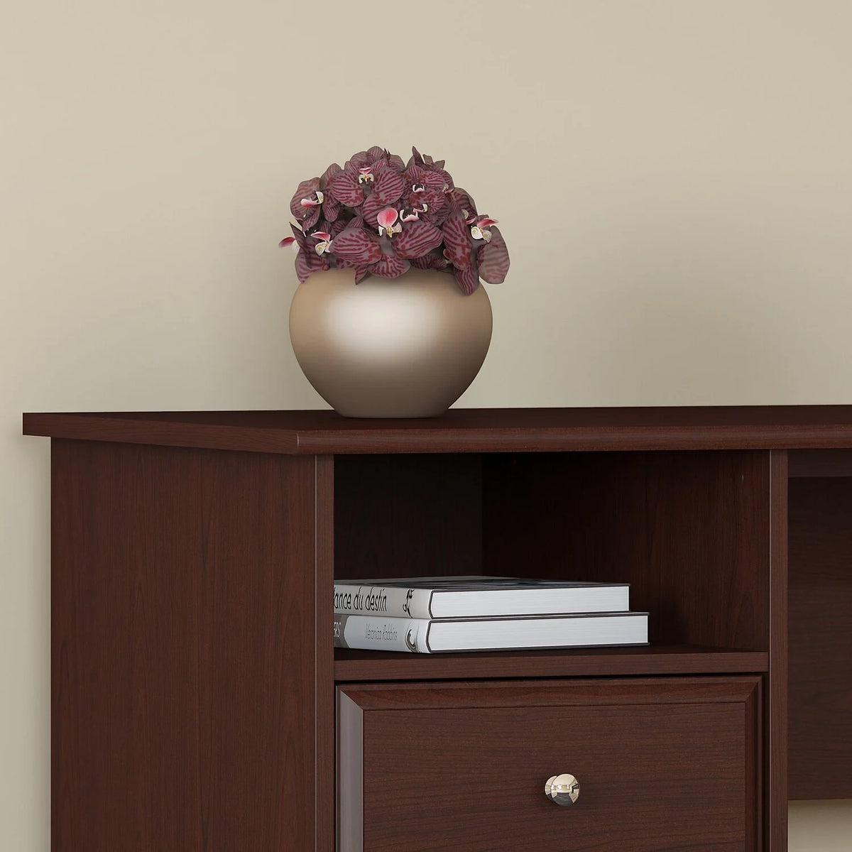 60W L Shaped Computer Desk With Drawers N776411