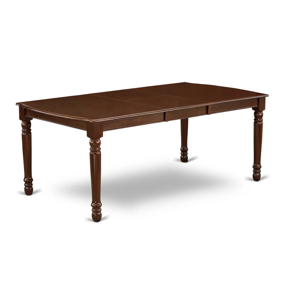 8 Piece Linen Fabric Dining Table Set Z796