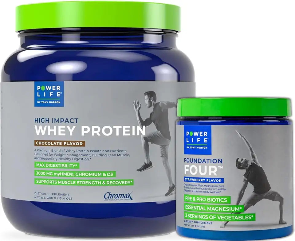 Grass Fed Whey Protein with HMB and Greens Drink D343537