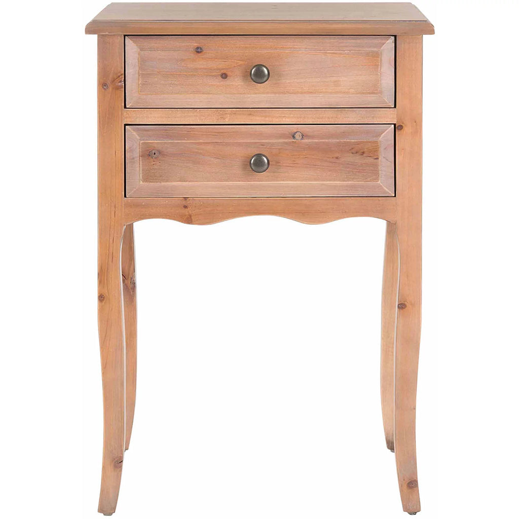 Red 2 Storage Drawers End Table C735586