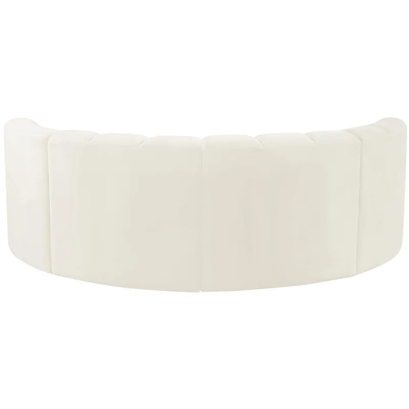 Cream Velvet Modular Sofa H8116
