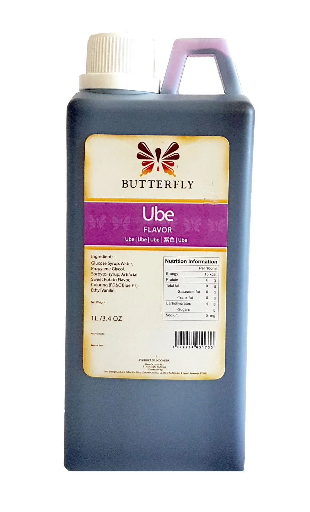 Ube Purple Yam Flavoring Extract 1 Liter 33.8 Oz S169