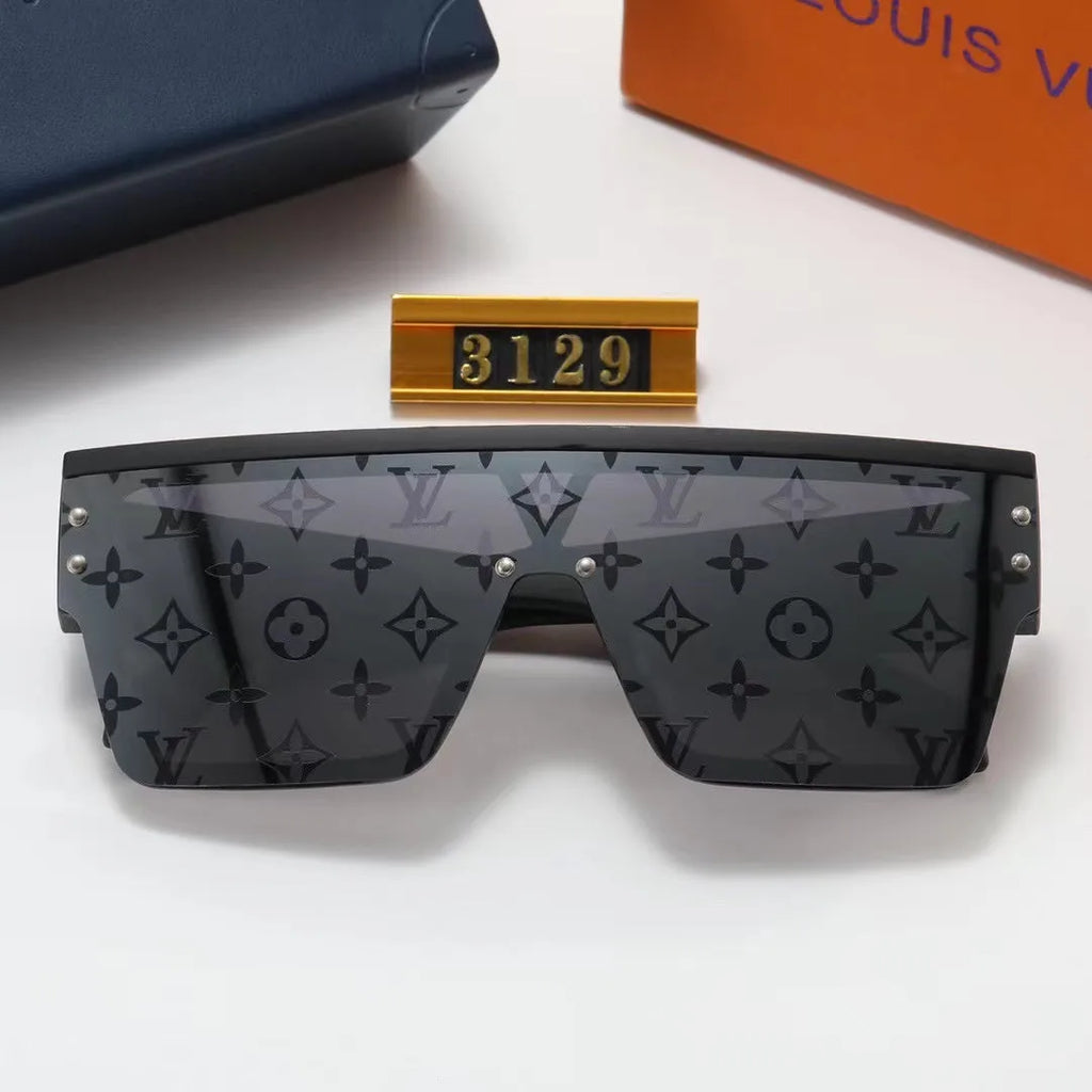 Fashion Four-Leaf Clover Print Lens Sunglasses Q76944