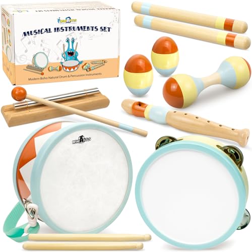 Wooden Musical Instruments Drum Set Q43838