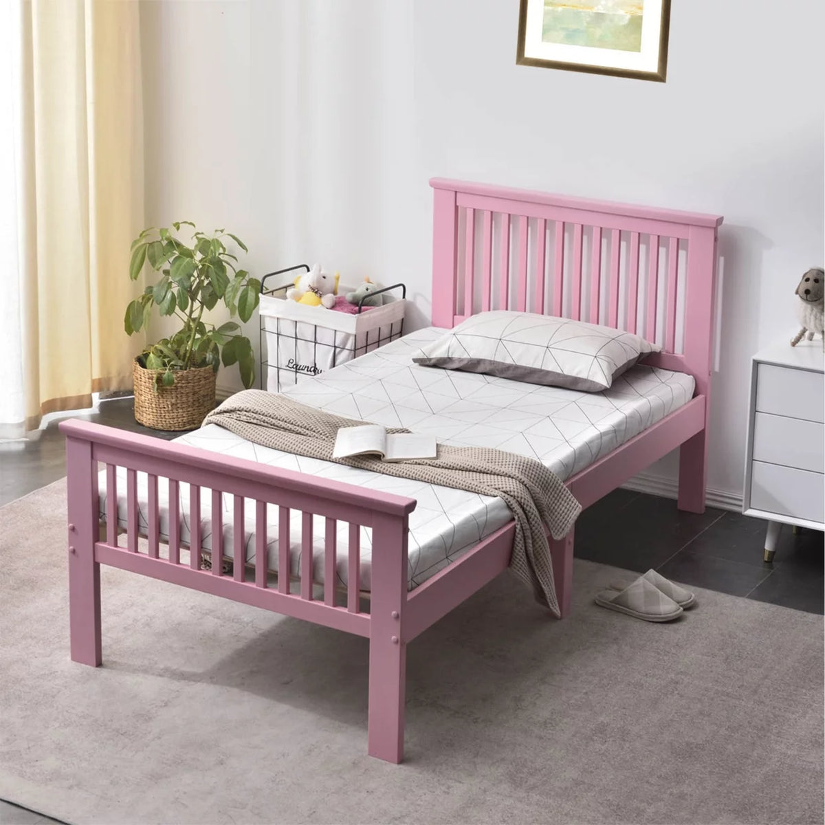 Pine Twin Bed E7102