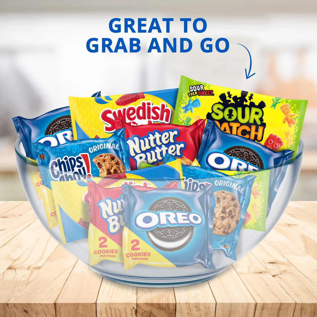 Cookies and Candy Variety Pack, 40 Snack Packs V607