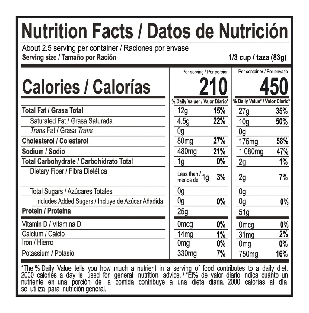 Pork Meat Pastor Style Pouch, 8 oz, Pack of 12 L754