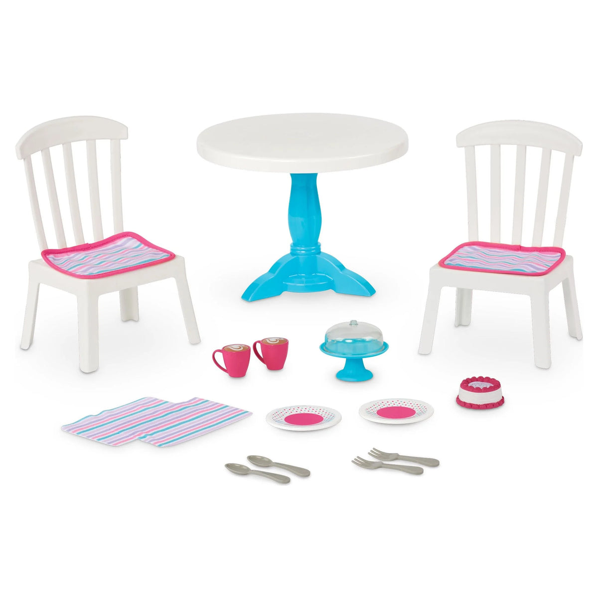 15 Piece Dining Room Play Set for 18 Inch Dolls Y53012