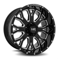Gloss Black Milled Wheel X8981