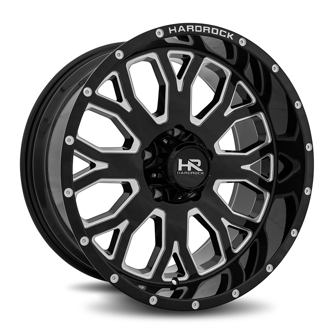 Gloss Black Milled Wheel X8981