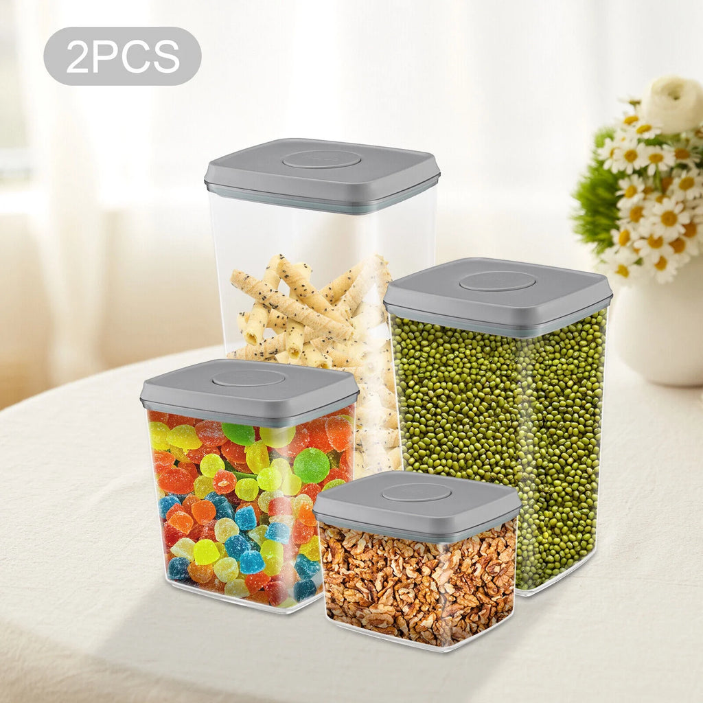 8 Piece Airtight Stackable Plastic Food Storage Containers W552
