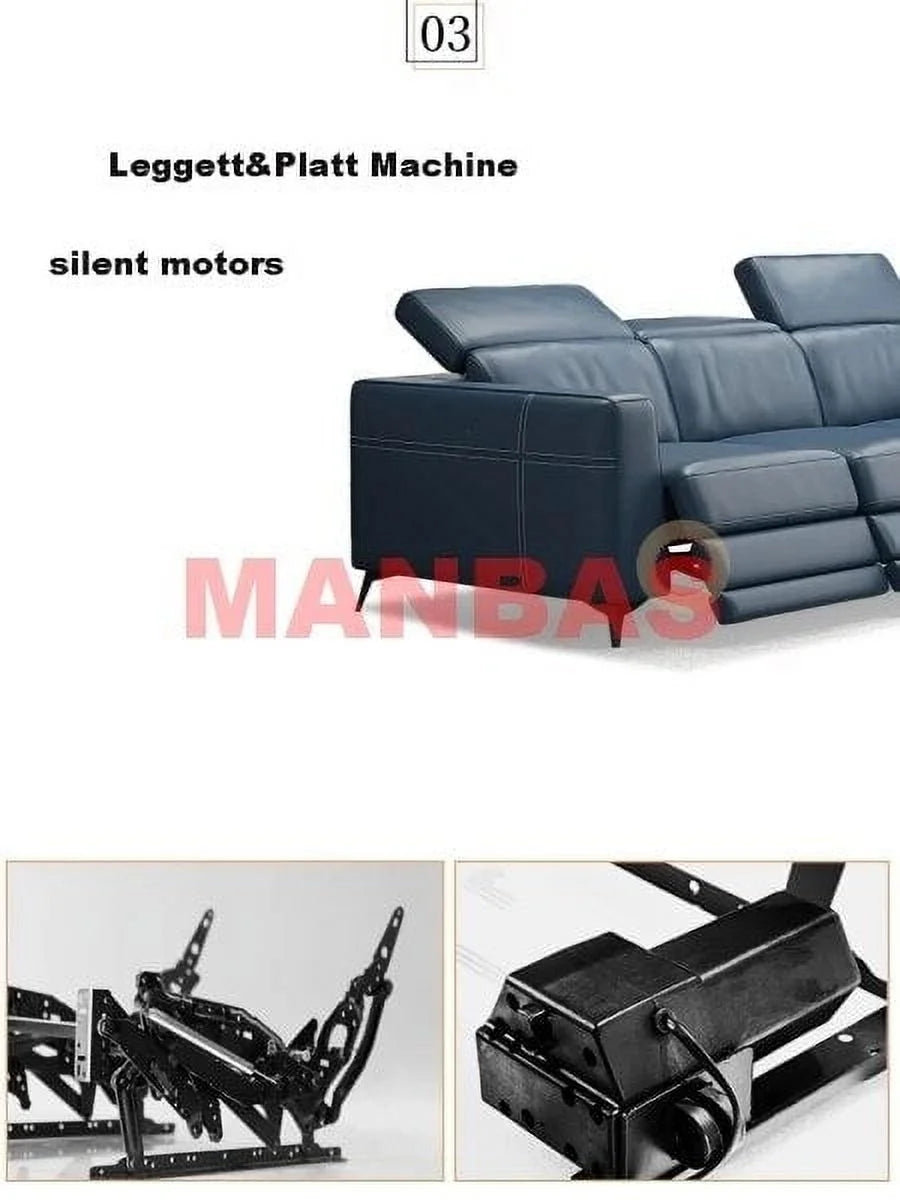 Genuine Leather Reclining Sofa Set C402575