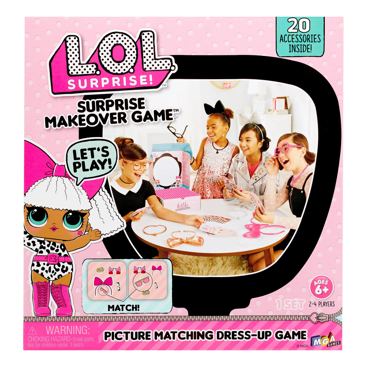 Makeover Game with 20 + Exclusive Accessories A21494