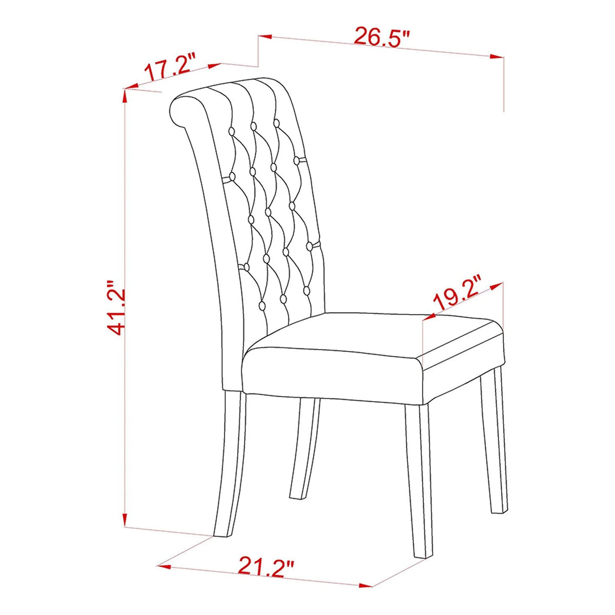 5 Pc Dining Set with Oval Table and 4 Chairs N8194