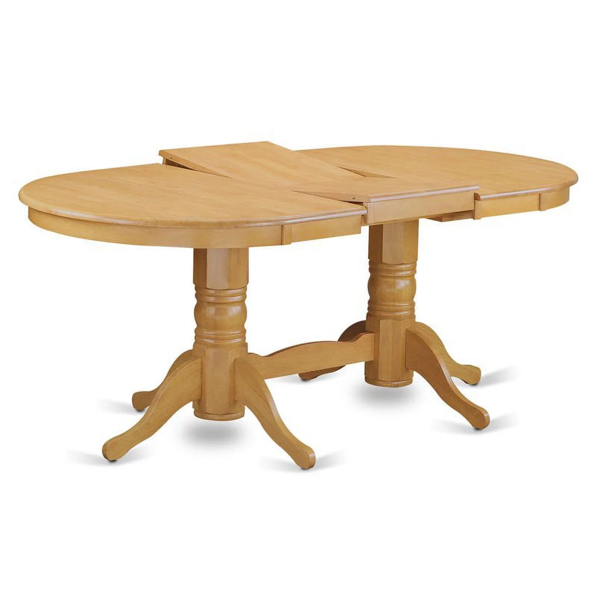5-piece Oak Wood Table and Dining Chair Set S73486
