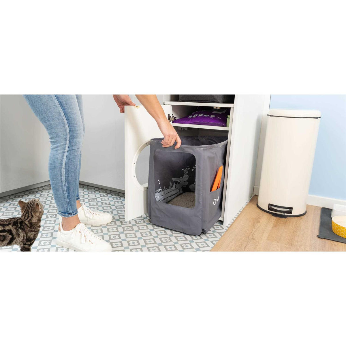 Top Entry Cat Litter Box X90505