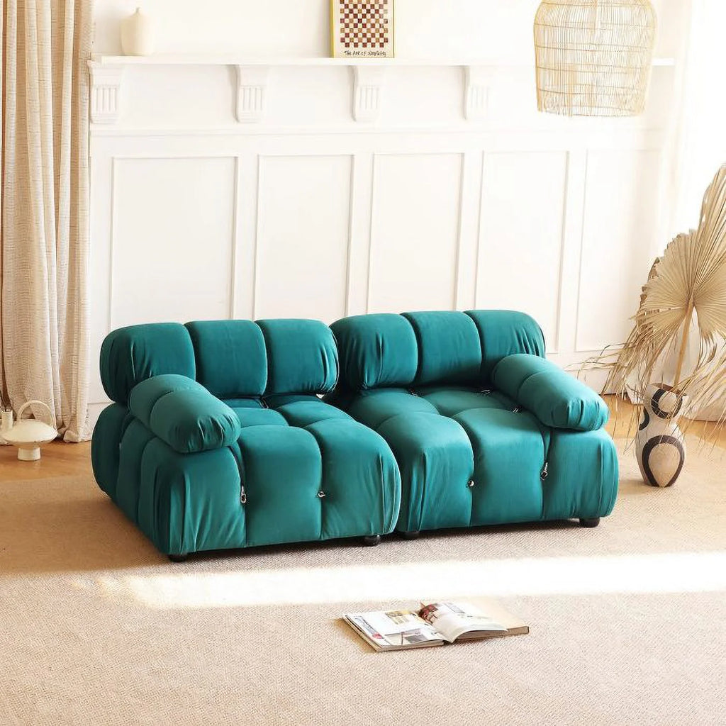 Green Modular Sectional Sofa B348